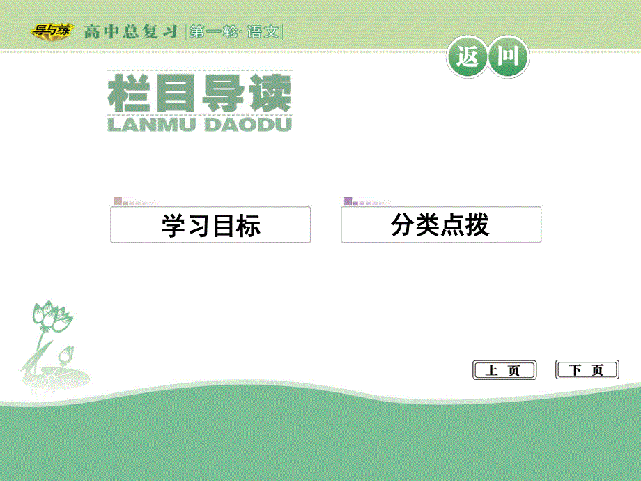 2016届高三新课标卷语文二轮专题复习课件：专题1 课案2　分析文章结构　把握文章思路 .ppt_第2页