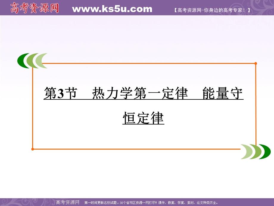 2019-2020学年人教版高中物理选修3-3学练测课件：第10章 热力学定律 第3节 .ppt_第2页