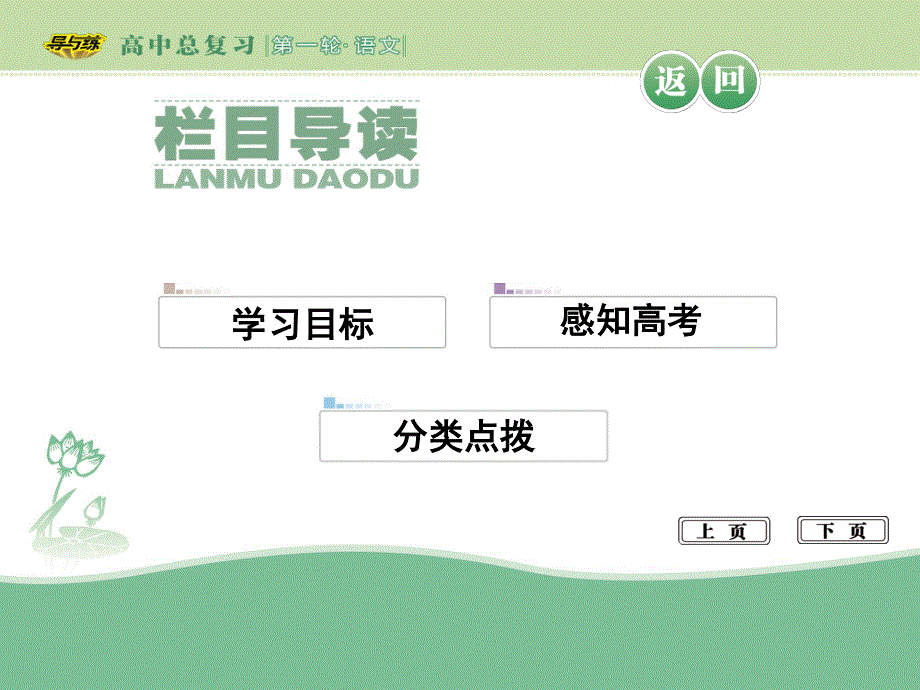 2016届高三新课标卷语文二轮专题复习课件：专题13 课案2　语言表达连贯 .ppt_第2页