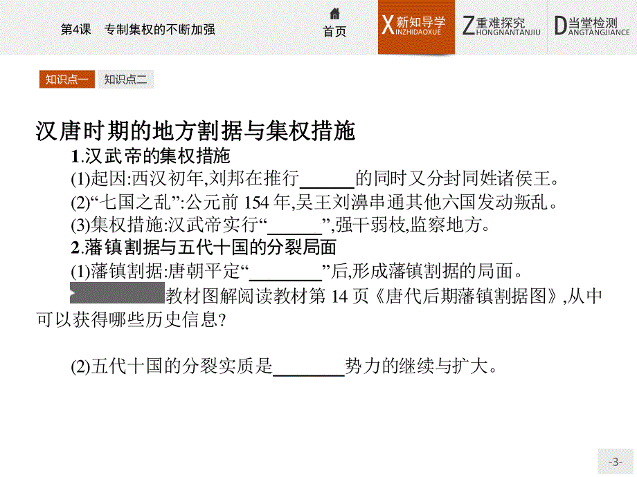 2015-2016学年高一历史岳麓版必修1课件：4 专制集权的不断加强 .pptx_第3页