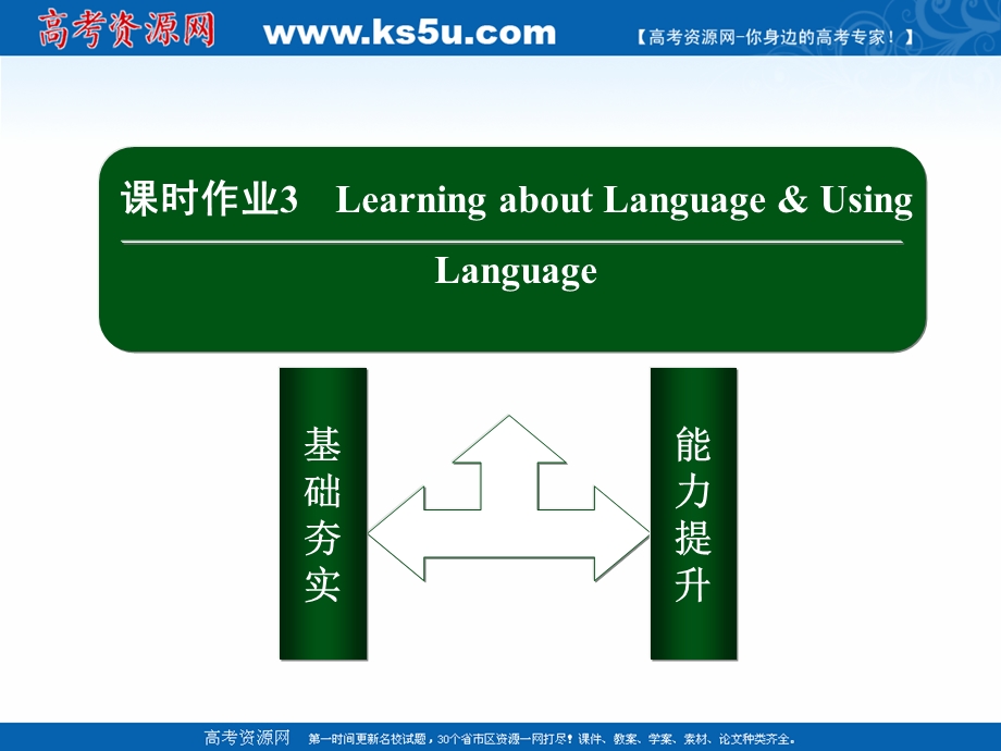 2020-2021学年人教版英语选修8课件：课时作业3 UNIT 1 LEARNING ABOUT LANGUAGE & USING LANGUAGE .ppt_第2页