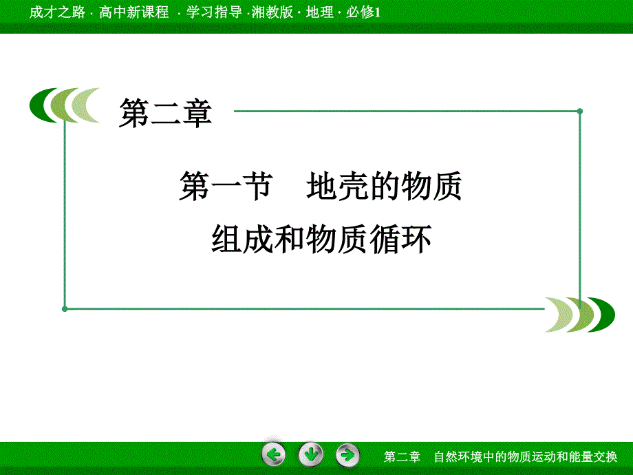 2015-2016学年高一湘教版地理必修1课件 第2章 第1节 地壳的物质组成和物质循环 .ppt_第3页