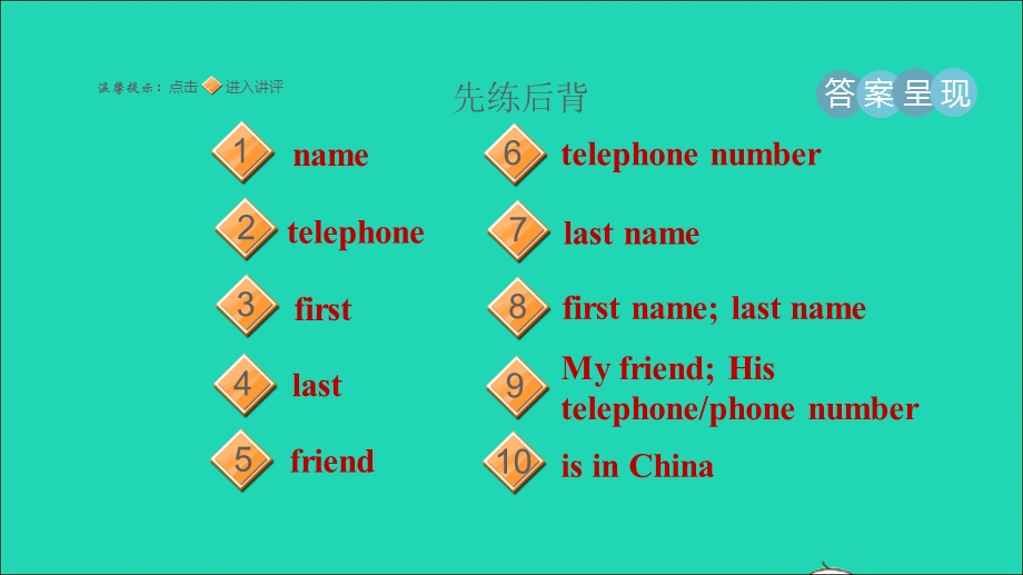 2021六年级英语上册 Unit 4 My name’s Gina Period 3 Section B(1a－2c)习题课件 鲁教版五四制.ppt_第2页