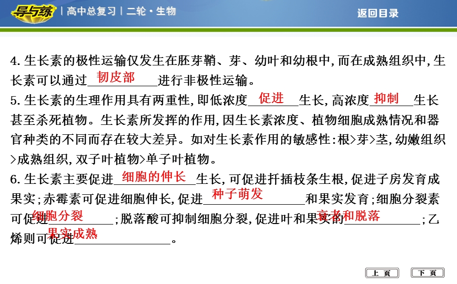 2018届高考生物二轮复习专题课件：考前第7天　植物的激素调节 .ppt_第3页