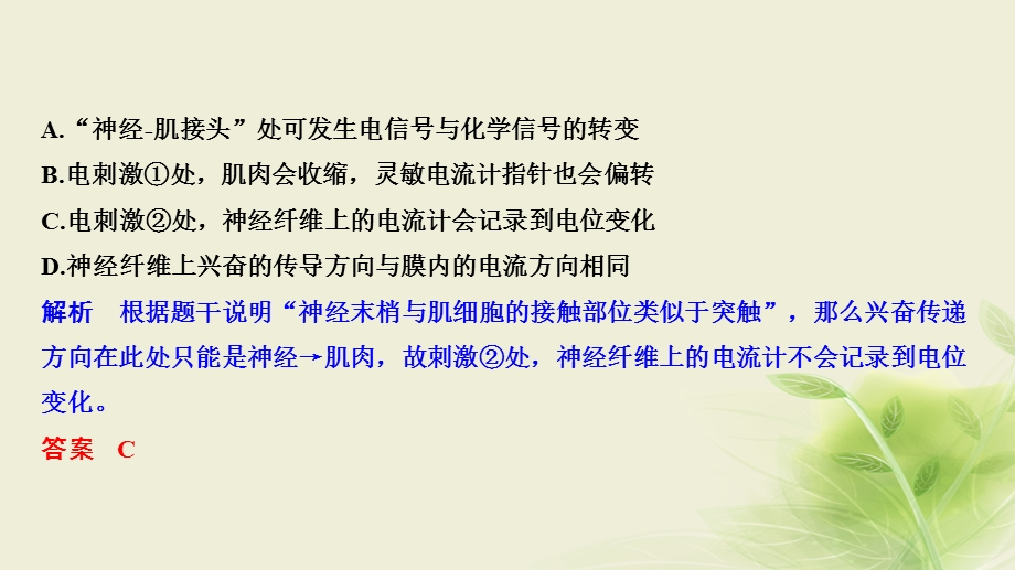 2018届高考生物一轮复习考点加强课件：4神经生理的研究方法及相关题型分析 .ppt_第3页