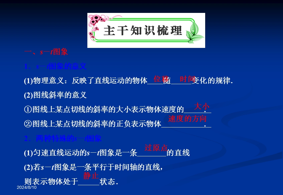 2012届高三物理一轮复习课件：第二章第三单元_运动图象追击相遇问题.ppt_第2页