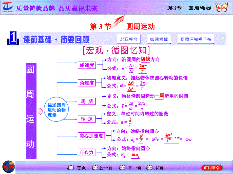 2016届高三物理一轮复习课件：第4章 第3节 圆周运动 .ppt_第1页