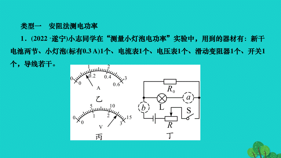 2022九年级物理全册 第十八章 电功率专题五 特殊方法测电功率作业课件（新版）新人教版.ppt_第3页