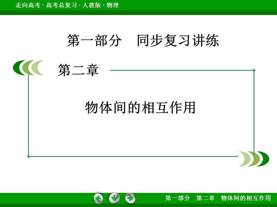 2016届高三物理人教版一轮复习课件：第2章 第3讲共点力作用下物体的平衡.ppt_第2页