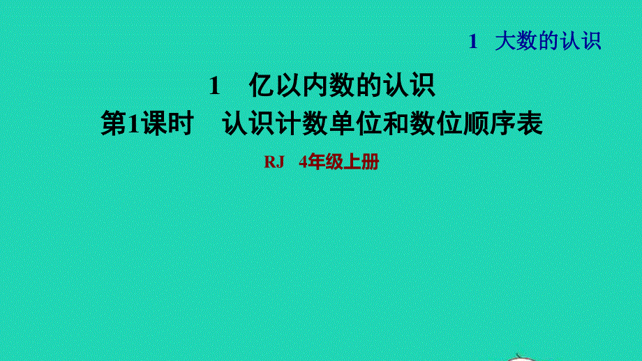 2021四年级数学上册 1 大数的认识 1.ppt_第1页