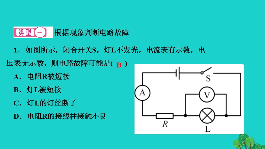 2022九年级物理全册 第十六章 电压 电阻专题训练七 电路故障分析作业课件（新版）新人教版.ppt_第2页