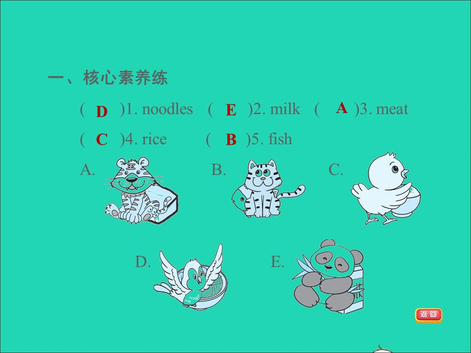 2022三年级英语下册 Module 4 Unit 1 Do you like meat作业课件 外研版（三起）.ppt_第3页