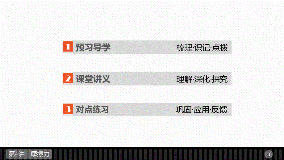 2015-2016学年高一物理人教版必修1配套课件：第三章 第4讲 摩擦力 .ppt_第3页