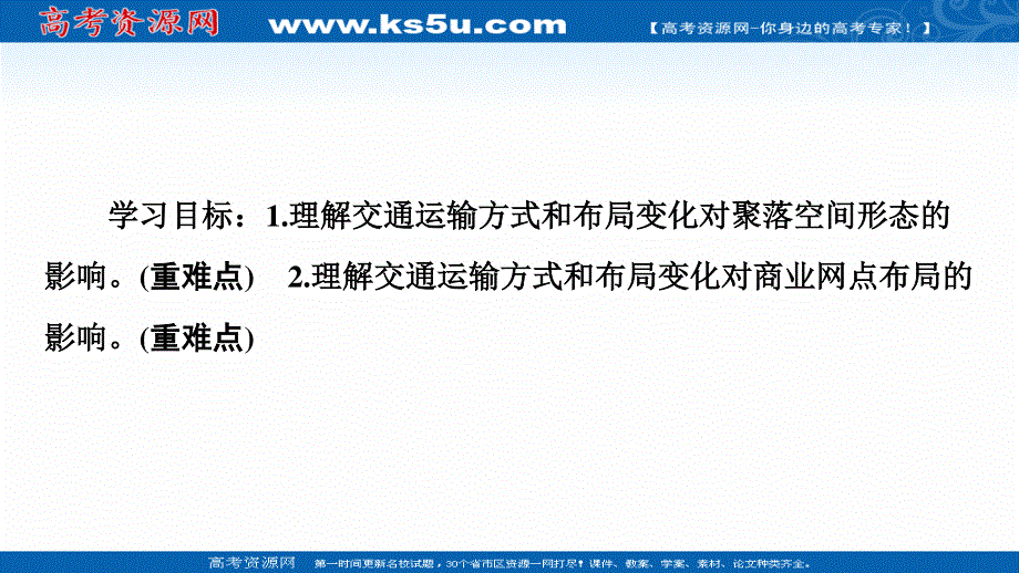 2020-2021学年人教版高中地理必修2课件：第5章 第2节　交通运输方式和布局变化的影响 .ppt_第2页