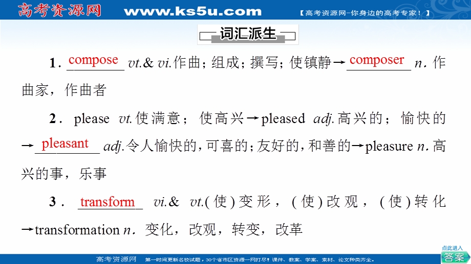 2021-2022学年新教材译林版英语选择性必修第一册课件：UNIT 2 THE UNIVERSAL LANGUAGE 教学知识细解码 .ppt_第2页