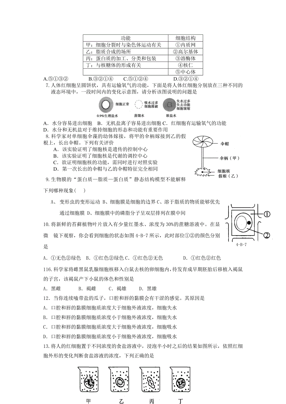 11-12学年高一生物复习 生物精练42.doc_第2页