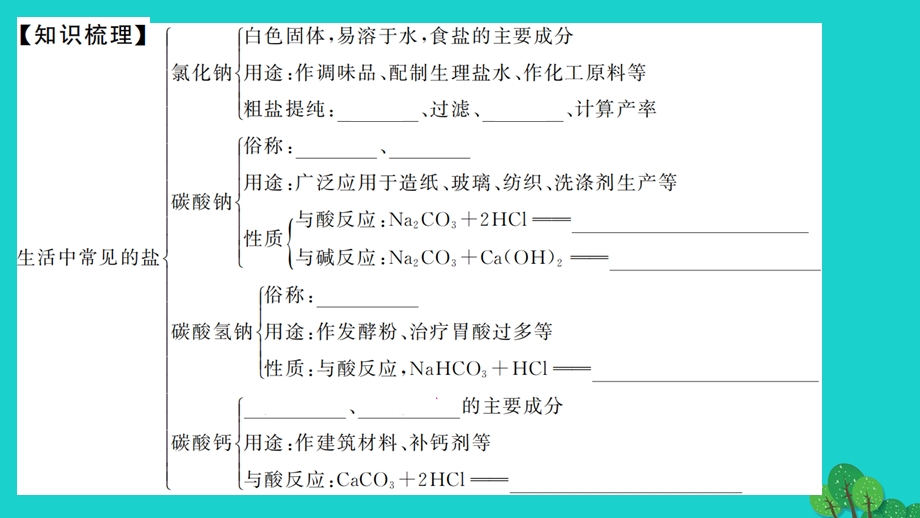 2022九年级化学下册 第十一单元 盐 化肥章末复习作业课件（新版）新人教版.ppt_第2页