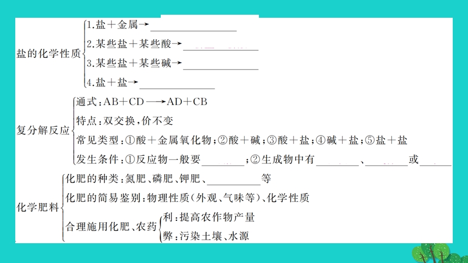 2022九年级化学下册 第十一单元 盐 化肥章末复习作业课件（新版）新人教版.ppt_第3页