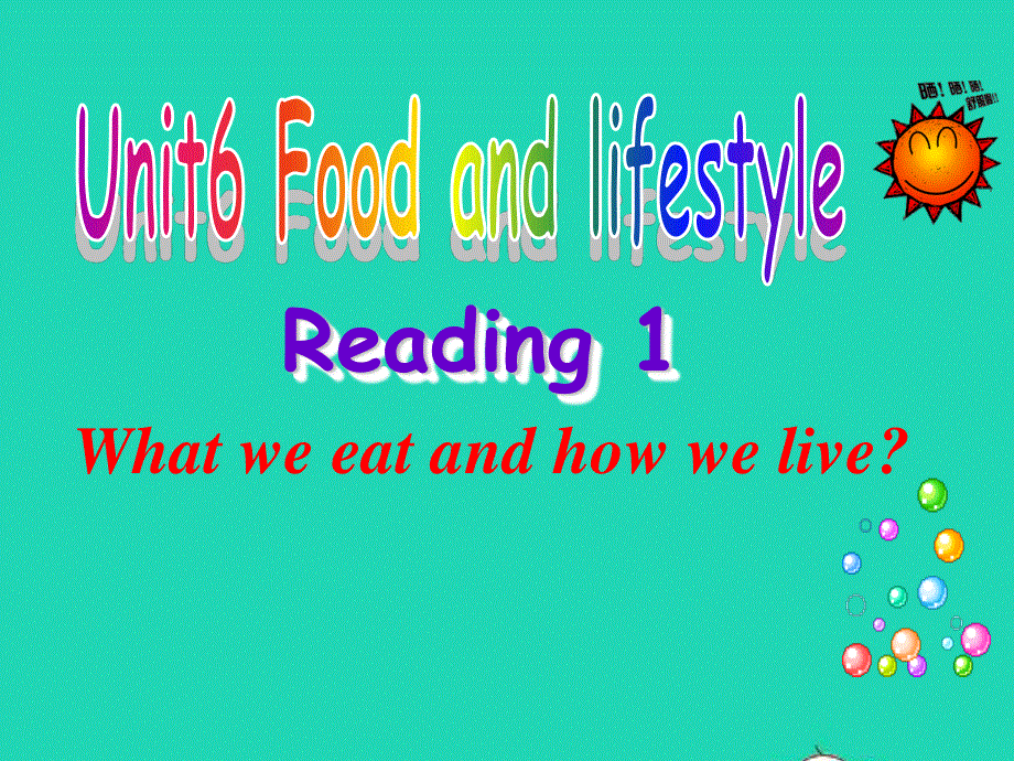 2022七年级英语上册 Unit 6 Food and lifestyle（reading）课件 （新版）牛津版.ppt_第1页