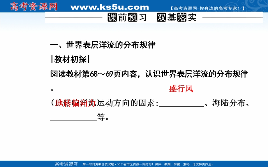 2021-2022学年新教材人教版地理选择性必修1课件：第四章第二节 洋流 .ppt_第3页