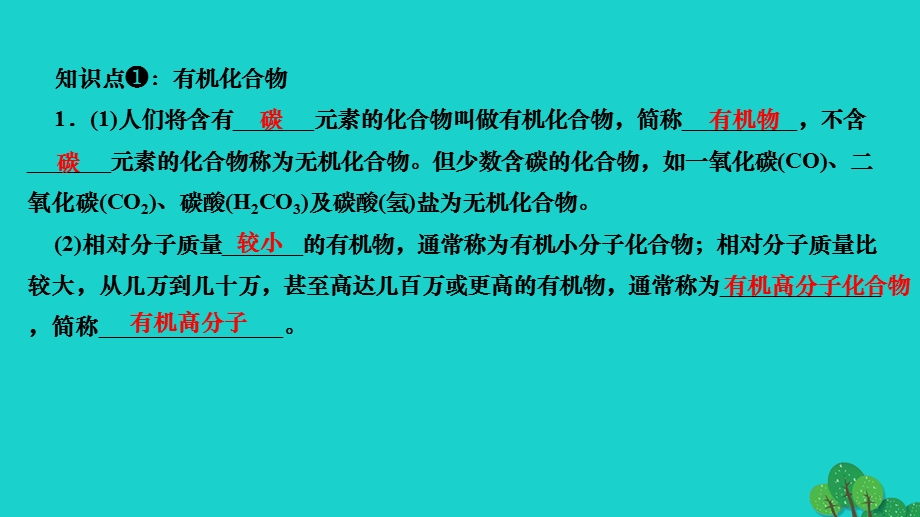 2022九年级化学下册 第十二单元 化学与生活课题3 有机合成材料作业课件 （新版）新人教版.ppt_第3页