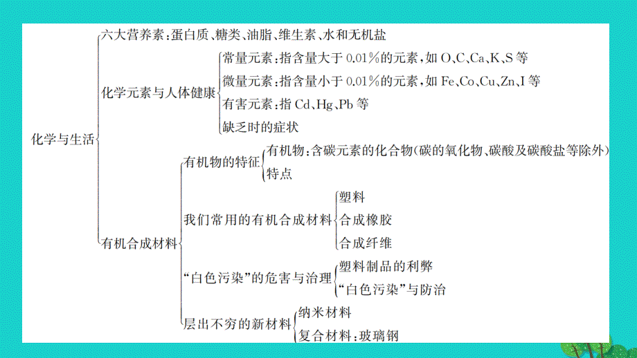 2022九年级化学下册 第十二单元 化学与生活单元高频考点训练与易错易混突破作业课件 （新版）新人教版.ppt_第2页