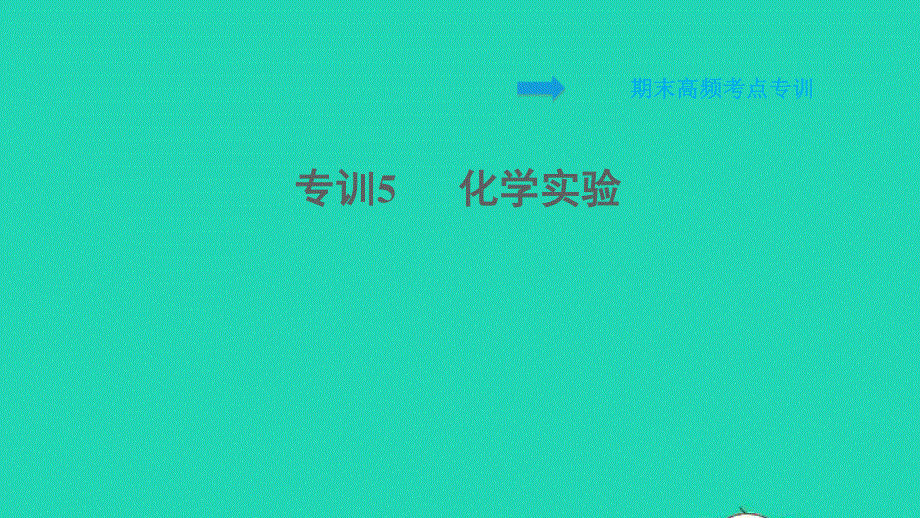 2022九年级化学全册 期末专训5 化学实验习题课件 鲁教版五四制.ppt_第1页