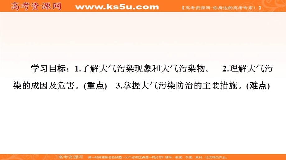 2020-2021学年人教版地理选修6课件：第2章 第3节　大气污染及其防治 .ppt_第2页