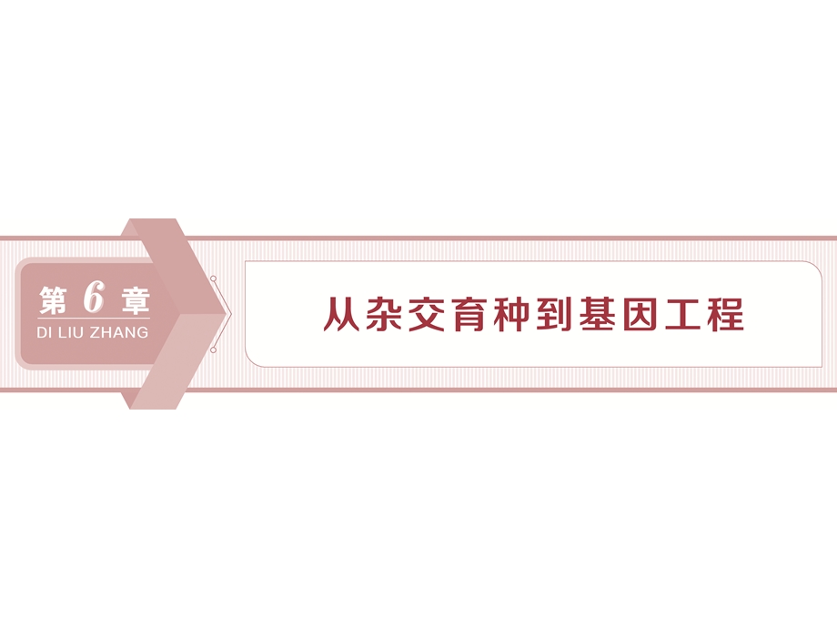 2019-2020学年人教版生物必修二新素养同步课件：第6章 第1节　杂交育种与诱变育种 .ppt_第1页