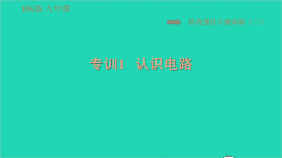 2021九年级物理全册 第十四章 了解电路 阶段强化专题训练（三）专训1 认识电路习题课件（新版）沪科版.ppt_第1页