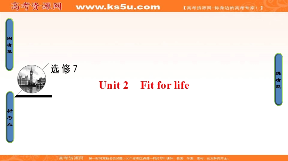 2018届高三英语译林牛津版一轮复习课件： 第1部分 选修7 UNIT 2　FIT FOR LIFE .ppt_第1页