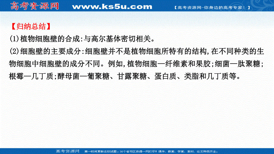 2021-2022学年新教材人教版生物必修一习题课件：课时练3-2-1 细胞器之间的分工 .ppt_第3页