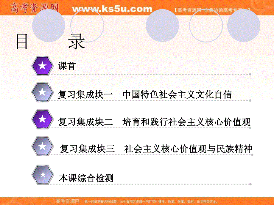 2020届高三政治一轮复习新课改省份专用课件：第三模块 第3单元 补充课 中国特色社会主义文化自信和践行社会主义核心价值观.ppt_第2页