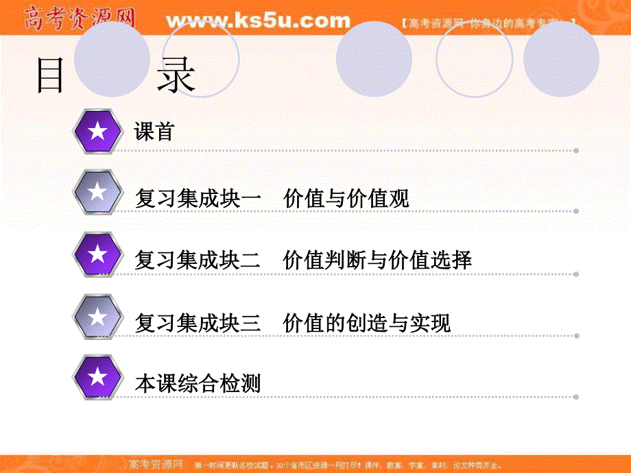 2020届高三政治一轮复习新课改省份专用课件：第四模块 第4单元 第12课 实现人生的价值.ppt_第2页