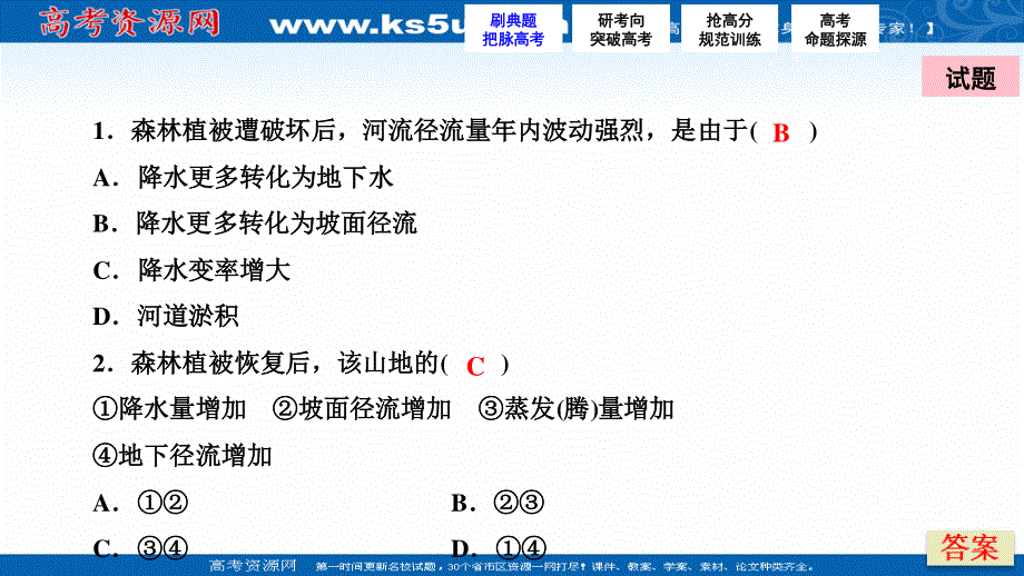 2017届高三地理高考二轮复习（书讲解课件）第一部分 专题一 自然地理原理与规律 第3讲　水体的运动规律 .ppt_第3页