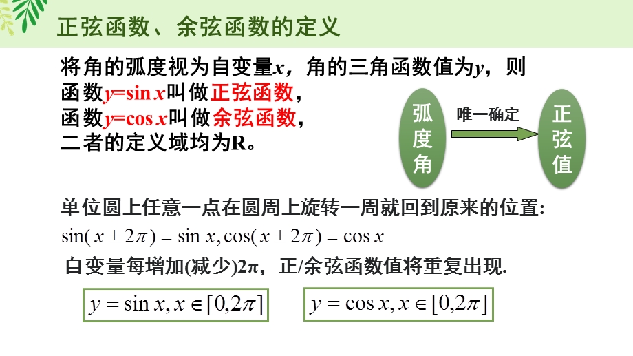 5-4 三角数的图象与性质（含3课时）-2022-2023学年高一数学教材配套教学精品课件（人教A版2019必修第一册）.pptx_第2页