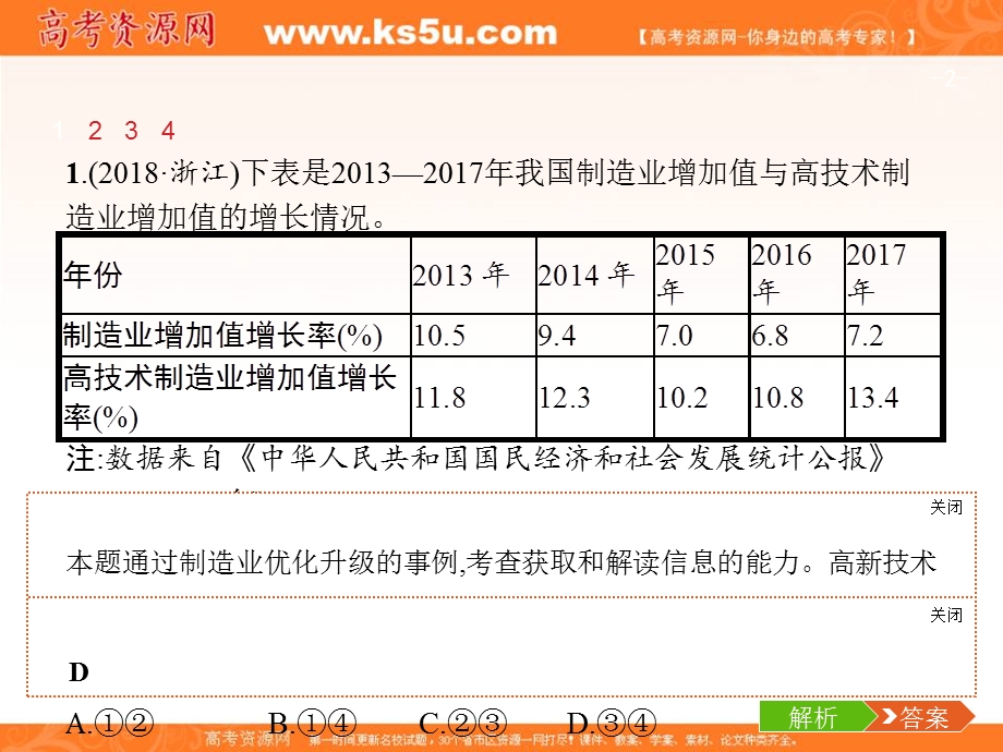 2020届高三政治一轮复习（天津）课件：必修1 第4单元 第10课　新发展理念和中国特色社会主义新时代的经济建设 .ppt_第2页