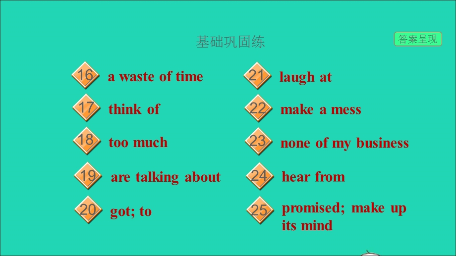 2021九年级英语上册 Module 2 Ideas and viewpoints Unit 4 Problems and advice课时6 More practice Culture corner习题课件 牛津深圳版.ppt_第3页