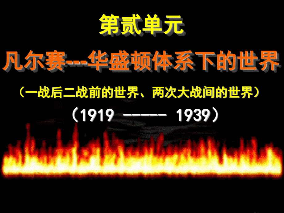 2012届高三历史二轮复习：专题二 凡尔赛--华盛顿体系下的和平 课件（人民版选修三）.ppt_第3页