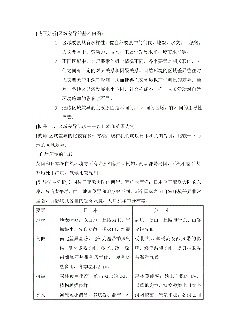 自然环境和人类活动的区域差异.doc_第2页