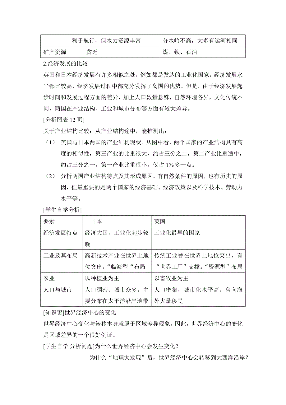 自然环境和人类活动的区域差异.doc_第3页