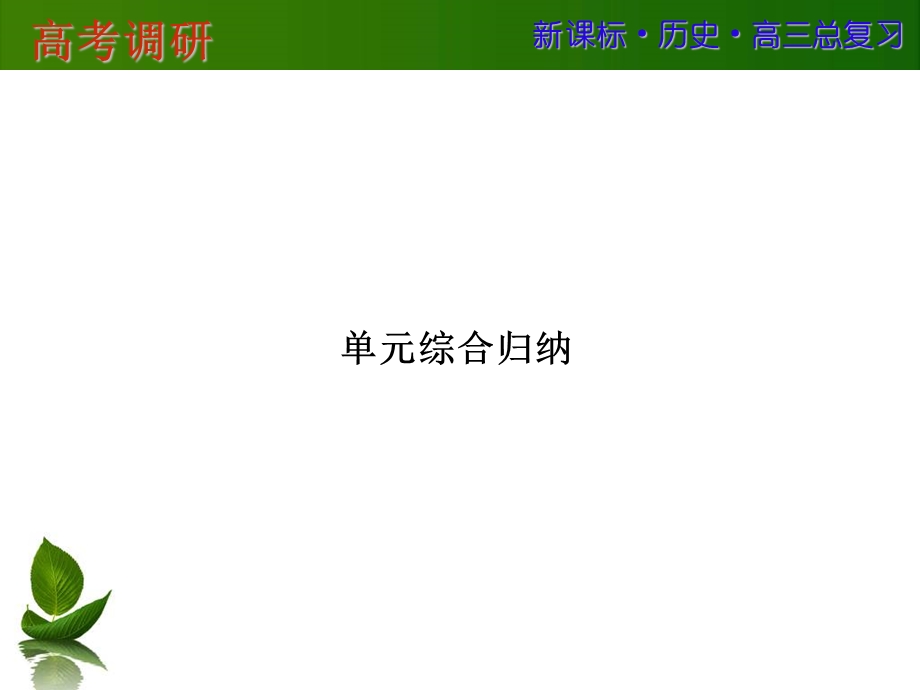 2016届一轮复习历史：高考历史微专题研究 12 .ppt_第1页