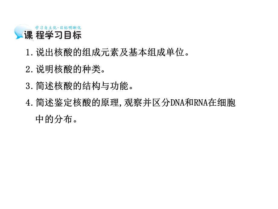 2015-2016学年高一人教版生物必修一课件：第2章 第3节 遗传信息的携带者——核酸1 .ppt_第2页