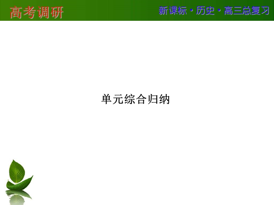 2016届一轮复习历史：高考历史微专题研究 13 .ppt_第1页