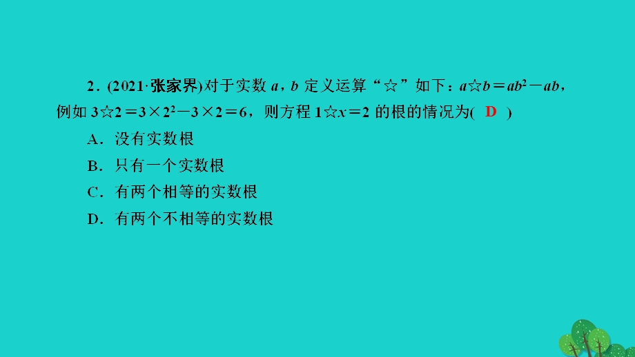 2022九年级数学上册 第22章 一元二次方程中招素养提升专练(二)作业课件 （新版）华东师大版.ppt_第3页