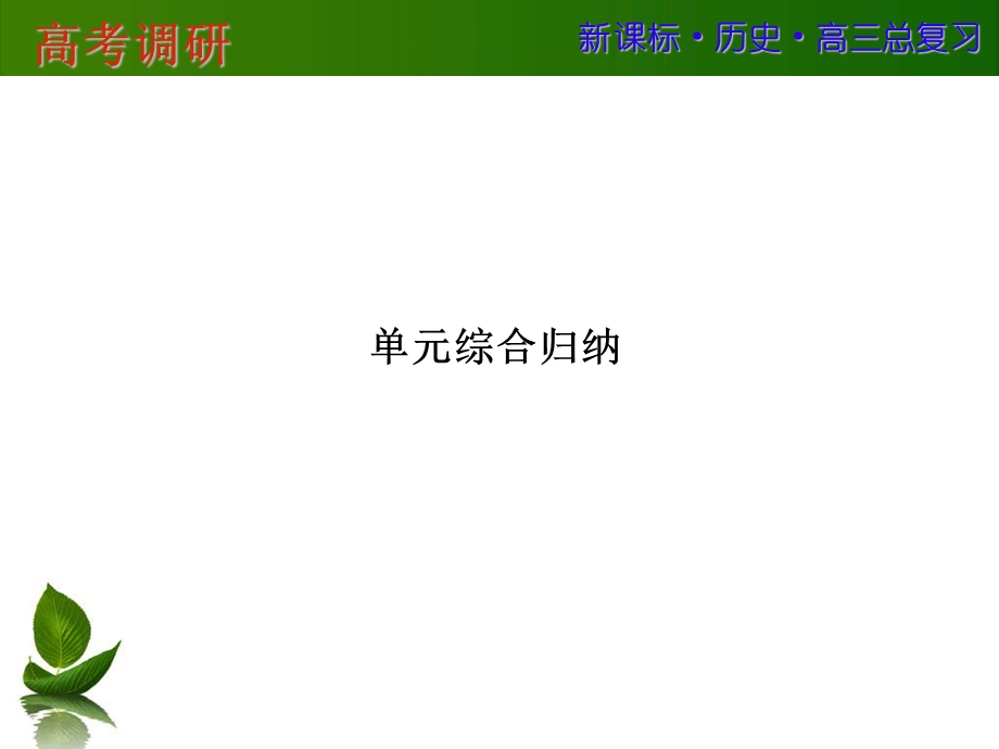 2016届一轮复习历史：高考历史微专题研究 5 .ppt_第1页