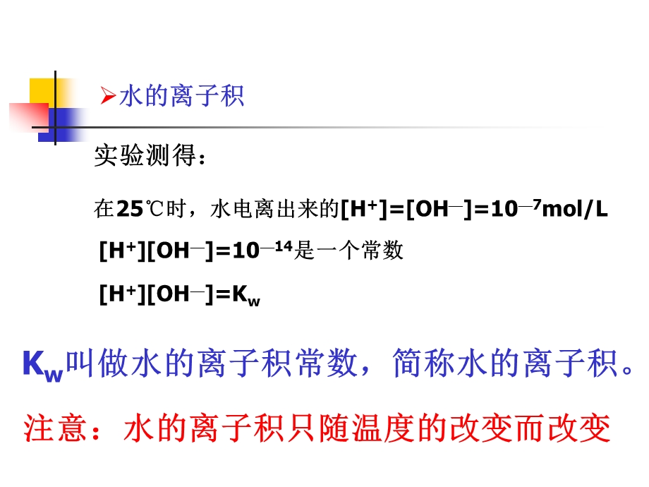 [化学课件]水的电离和溶液的PH值（文）.ppt_第3页