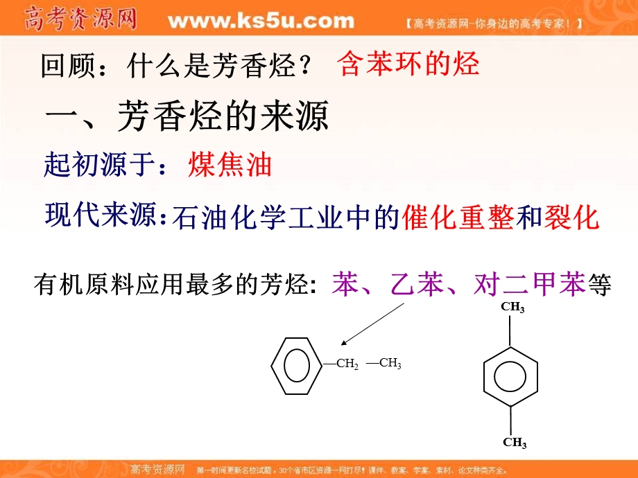 2016届广东省湛江师范学院附属中学高考有机化学复习专题课件：有机化学专题3 苯的同系物 .ppt_第2页