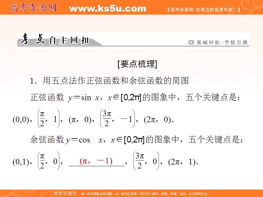 2017届高三数学（文）一轮复习课件：第3章 三角函数、解三角形 第3节 .ppt_第3页