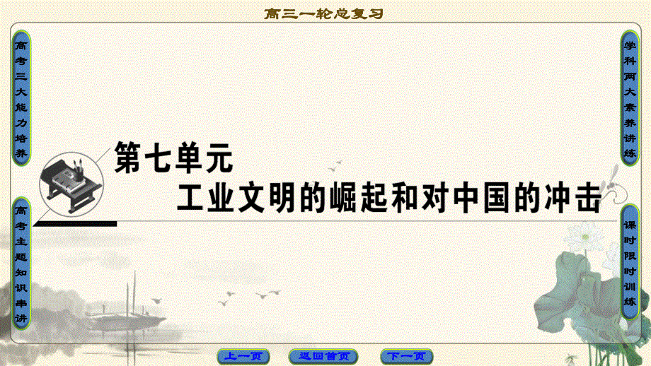 2018岳麓版历史高考一轮复习课件 第7单元 第14讲 新航路的开辟和欧洲的殖民扩张与掠夺 .ppt_第1页